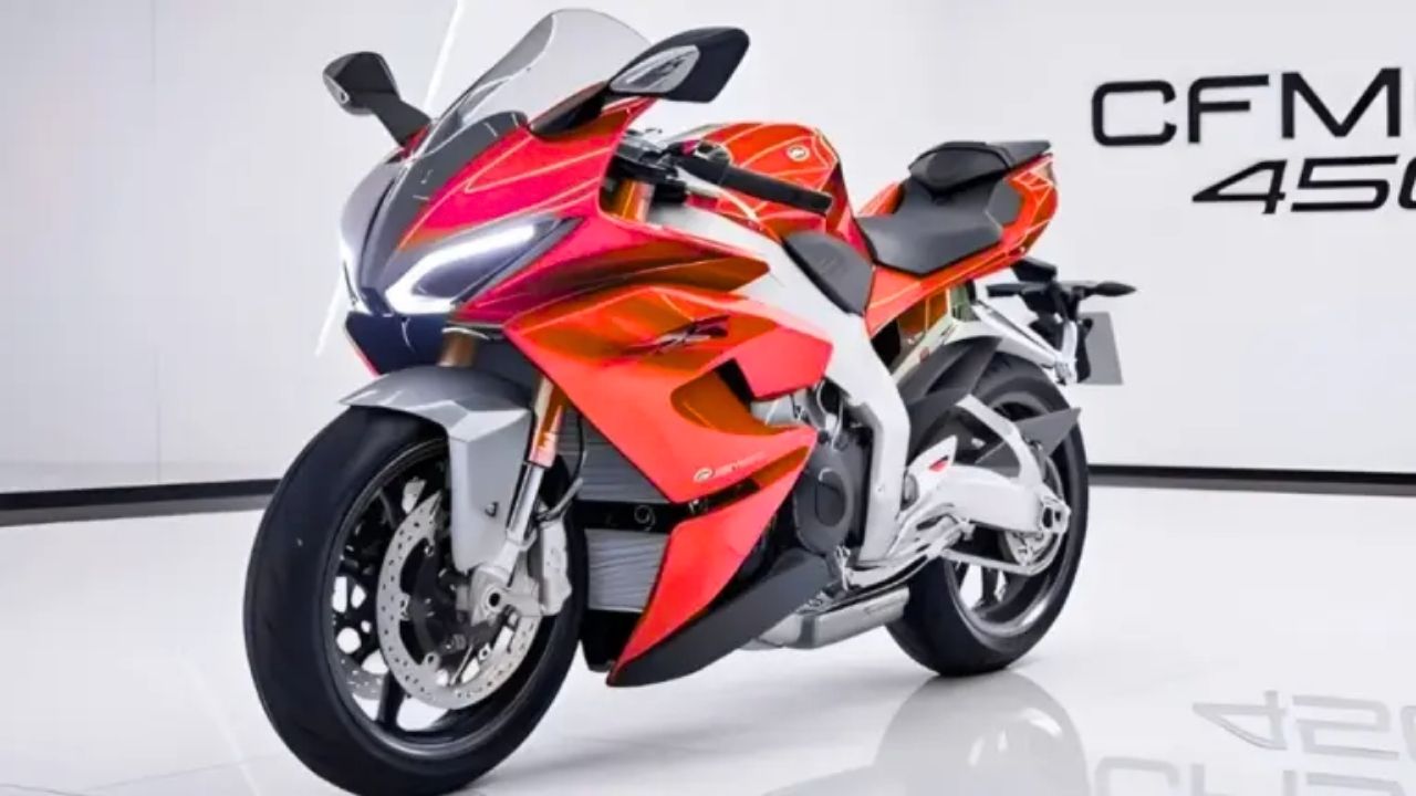 CFMoto 450SR: Moto deportiva con diseño italiano y estilo moderno
